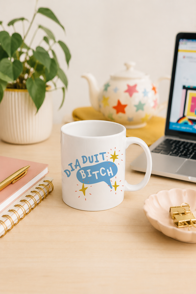 Dia Ditch Bitch | Blue Mug