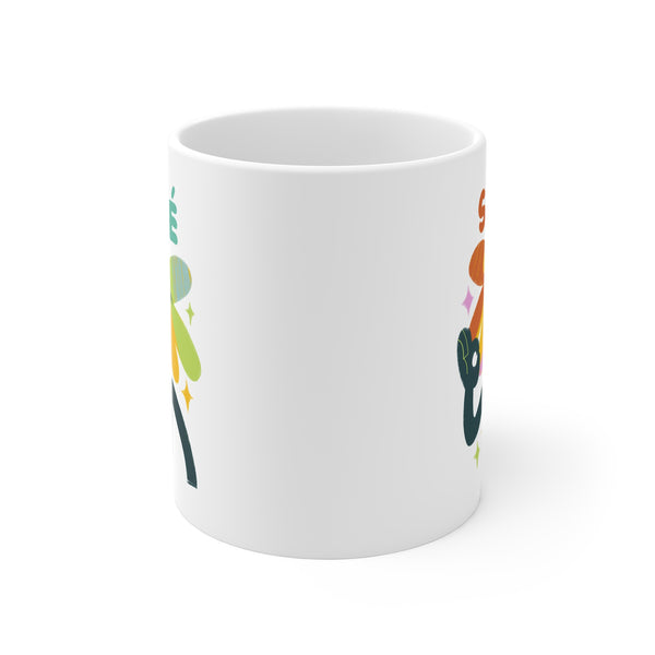 Funny Character Irish Language Gaeilge Mug, St. Patrick's Day Mug, Coffee Cup, Tea Mug, Gift for Irish Friend, Irish Pride Mug