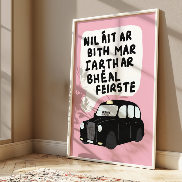 West Belfast Taxi Print