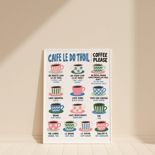 Caife Order Print