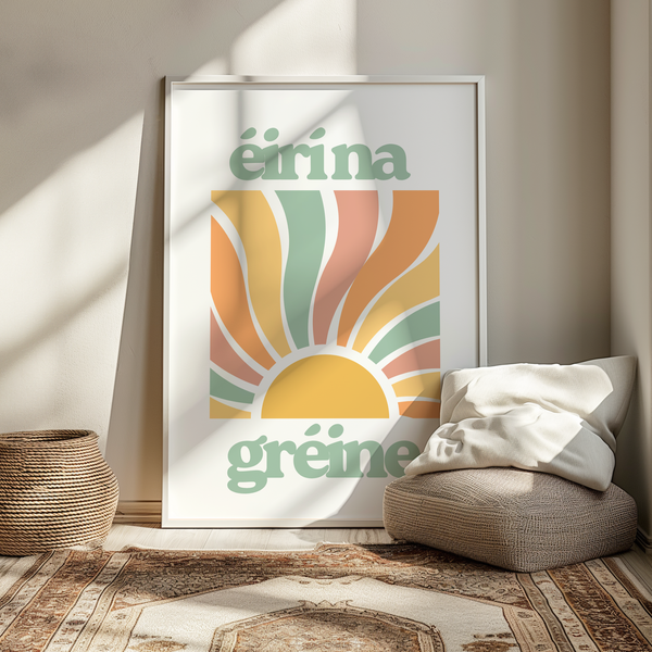 Éirí na gréine Print