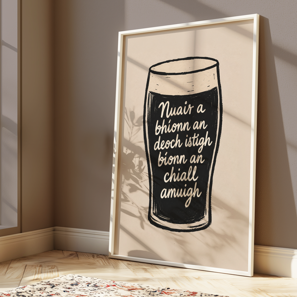 Pint Seanfhocail Print