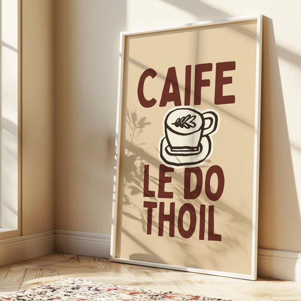 Caife le do thoil | Brown