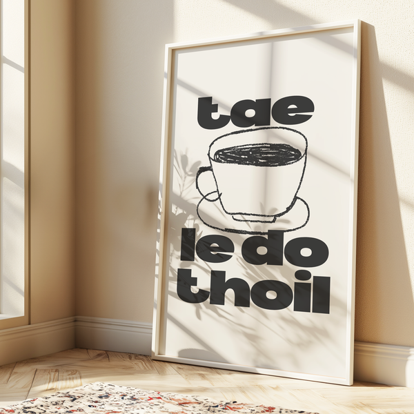 Tae le do thoil Black Print