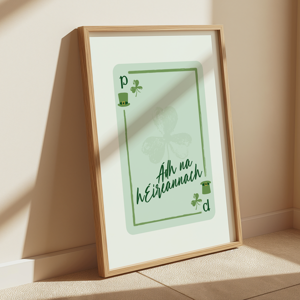 Ádh na hÉireannach Print