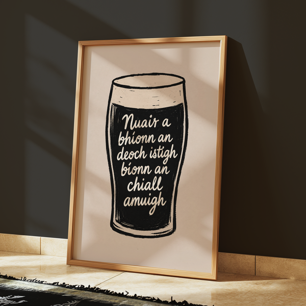 Pint Seanfhocail Print