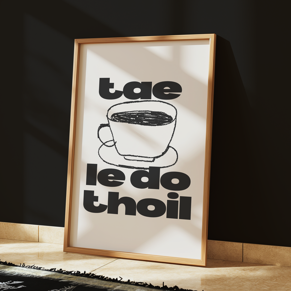 Tae le do thoil Black Print