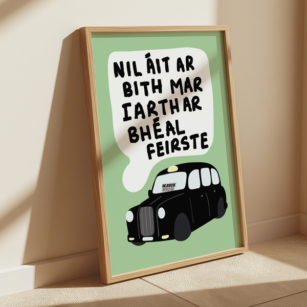 West Belfast Taxi Print