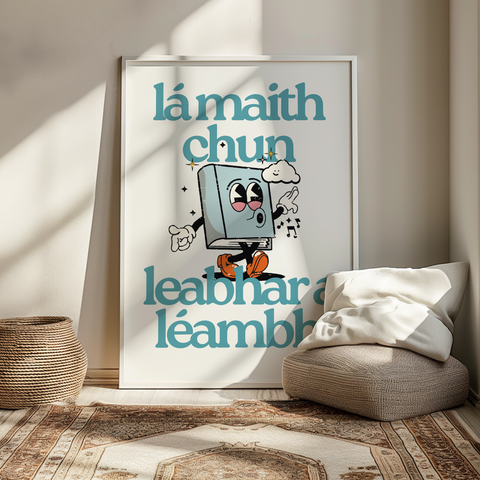 lá maith chun leabhar a léambh Print