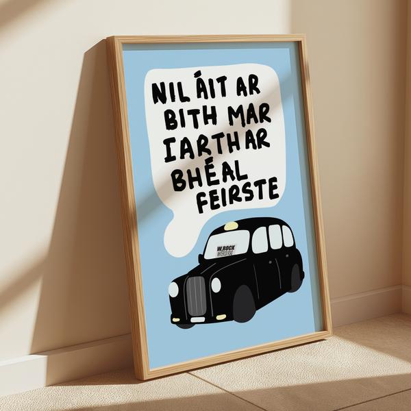 West Belfast Taxi Print