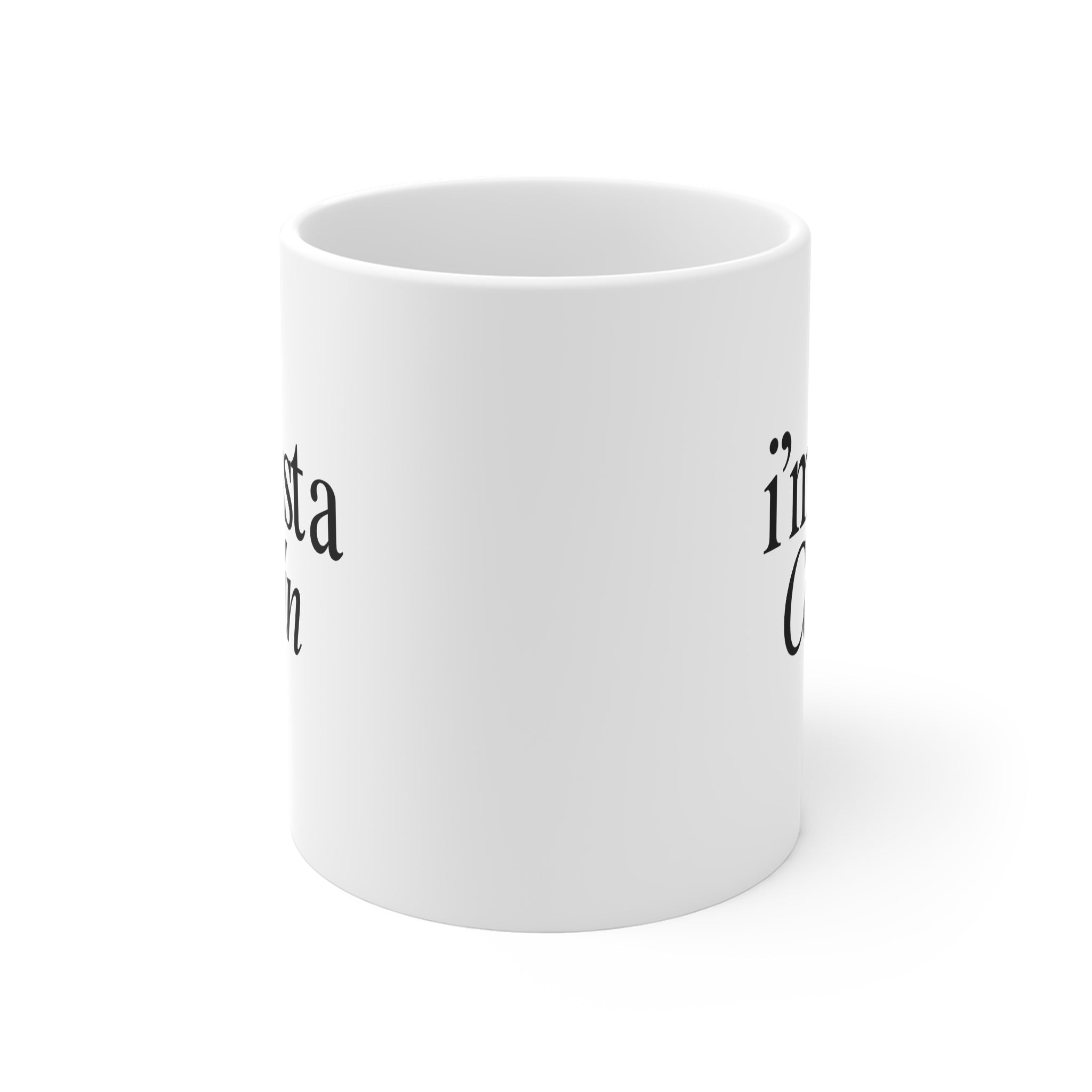 I'm just a girl, Tae Mug, Irish Language Gaeilge Tea Cup, Ireland Coffee Mug, St Patrick's Day Gift, Kitchen Drinkware