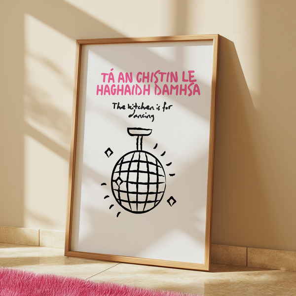 Tá an christin le hAghaidh Damhsa Print