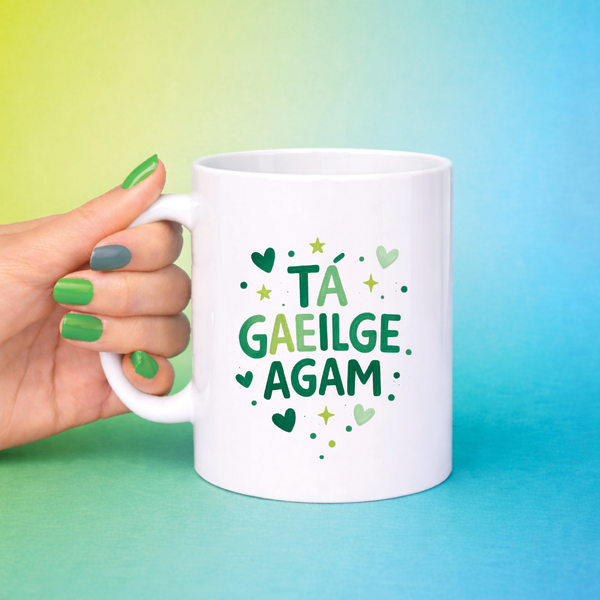 Tá Gaeilge Agam | Green Mug