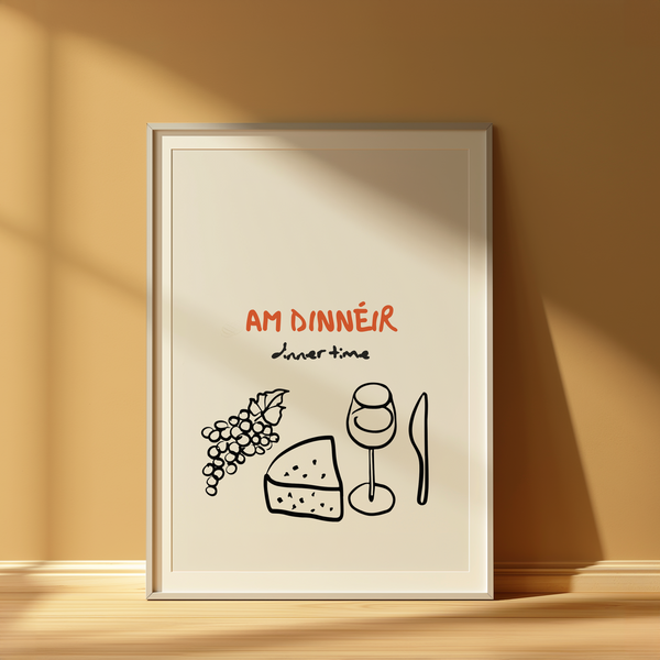 Am dinnéir Print