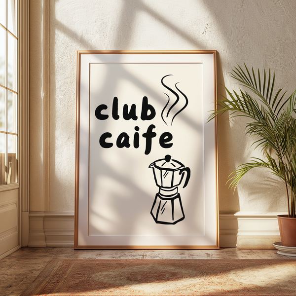 Club Caife Print