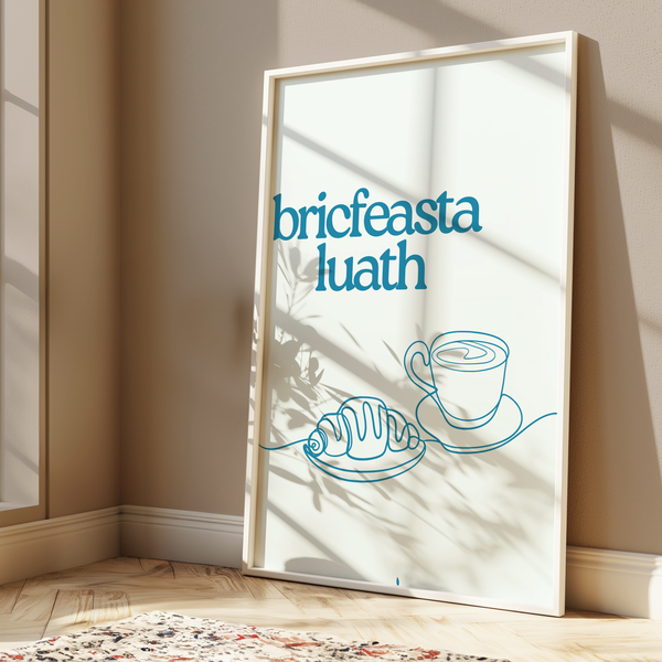 Bricfeasta luath Print