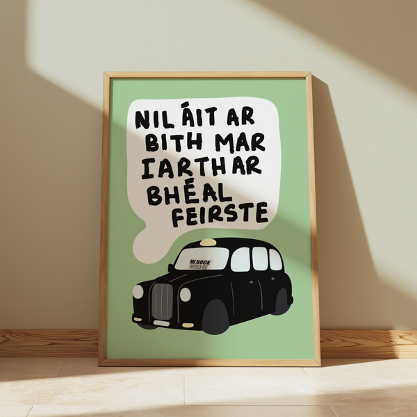 West Belfast Taxi Print