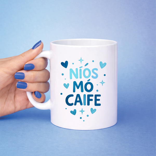 Níos Mó Caife Mug | Blue