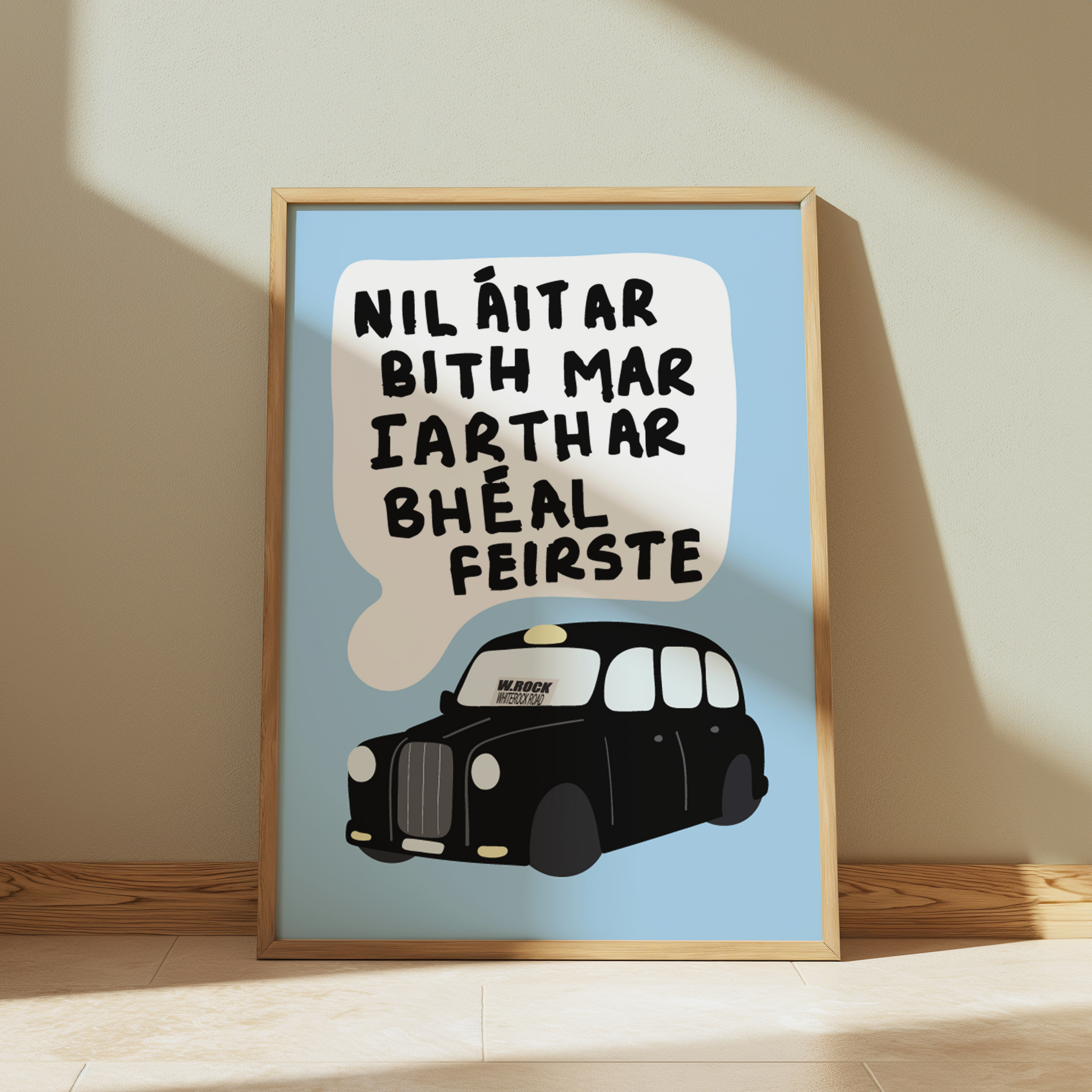 West Belfast Taxi Print