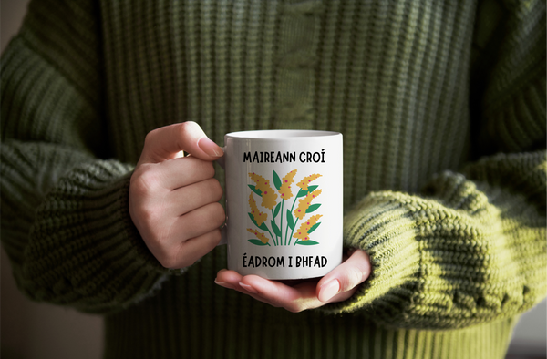 Floral Seanfhocail Mug