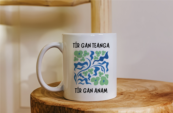 Floral Seanfhocail Mug