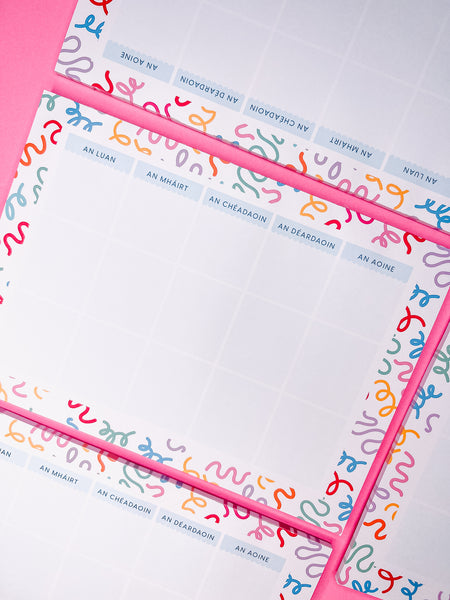 A4 Desk Planner
