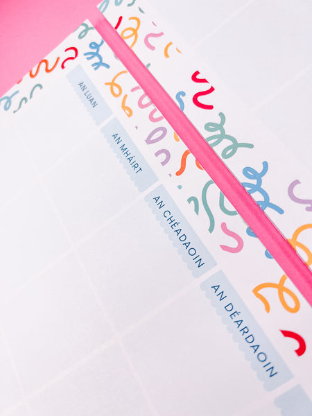 A4 Desk Planner