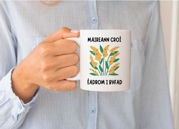 Floral Seanfhocail Mug