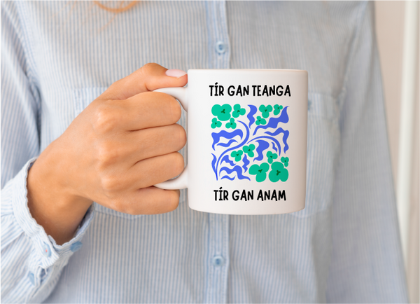 Floral Seanfhocail Mug