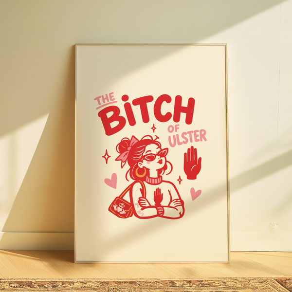 The Bitch of | Provinces of Ireland Print
