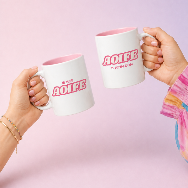Personalised Is Ainm Dom Mug