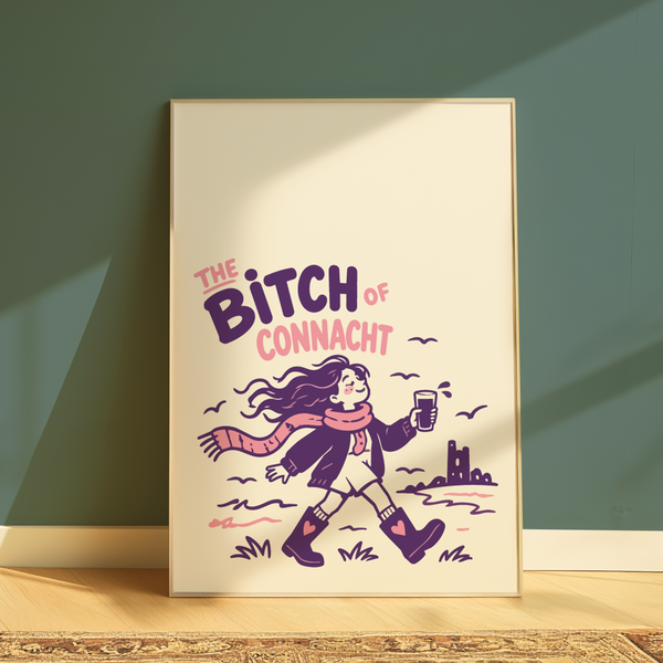 The Bitch of | Provinces of Ireland Print