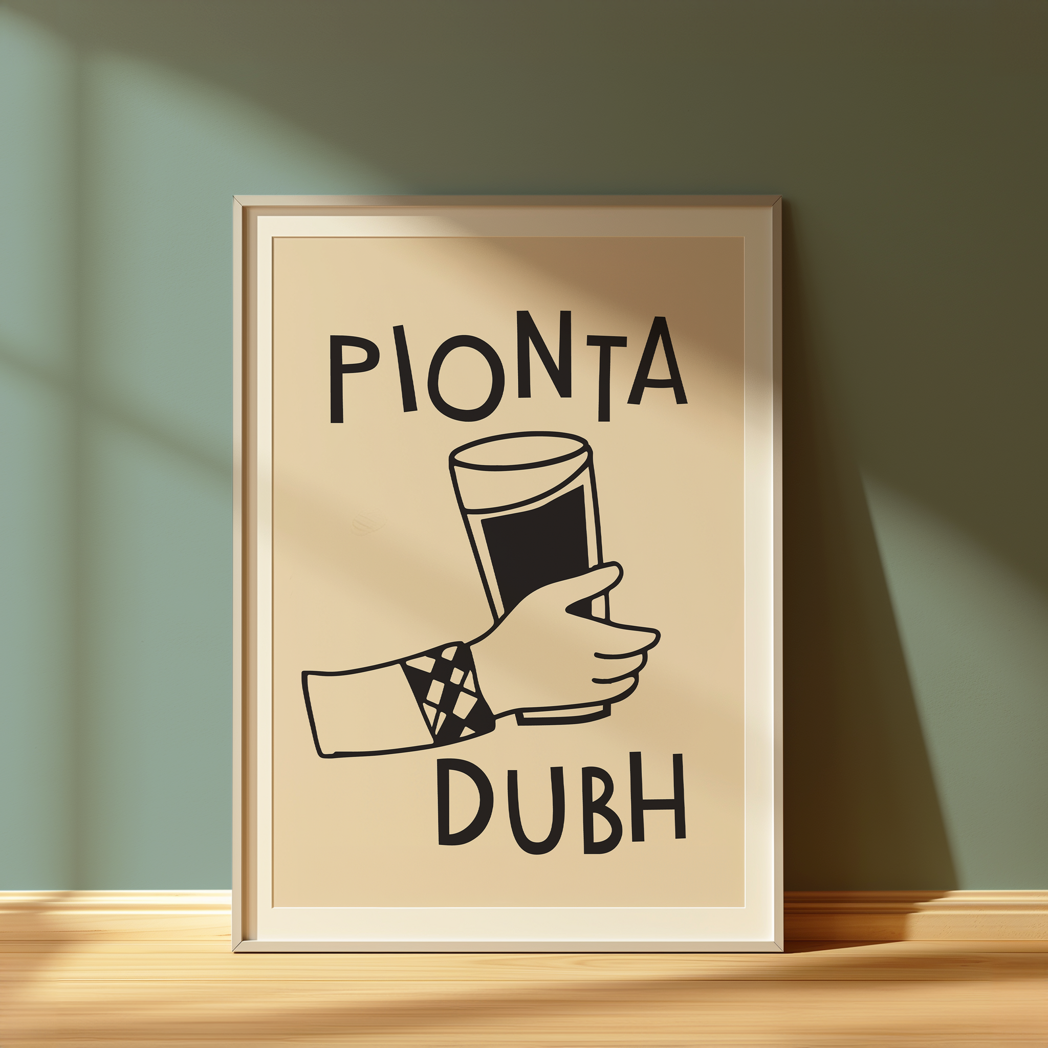 Pionta Dubh Print