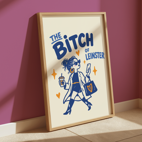 The Bitch of | Provinces of Ireland Print